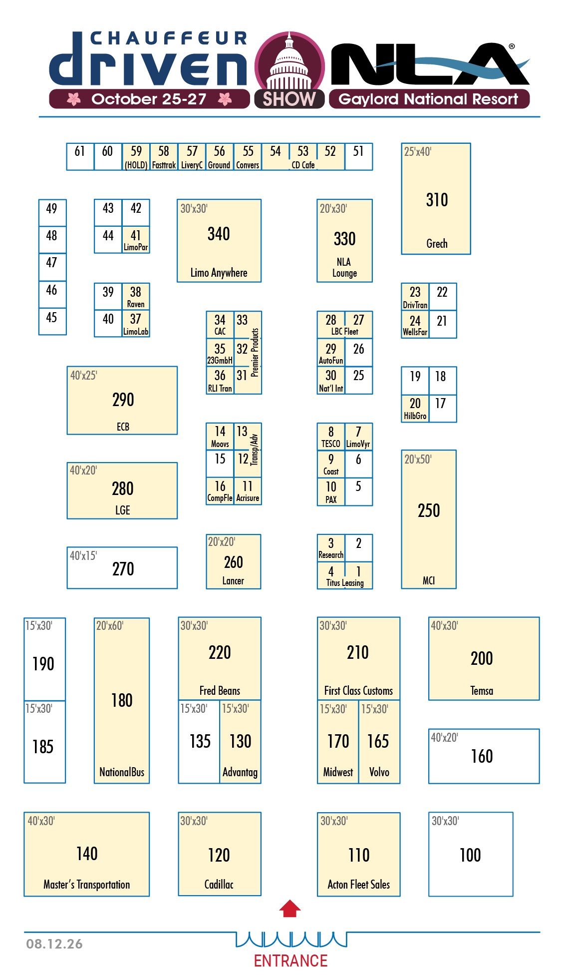 Floor Plan 2026 CDNLA Gaylord National
